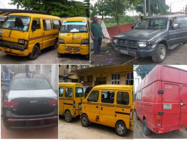 Lagos impounds 22 vehicles for traffic offences - nigeria newspapers online