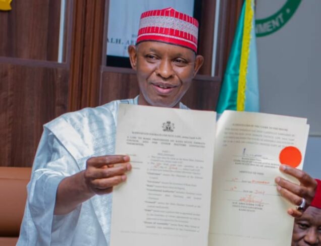 Gov Yusuf signs bill to create 3 new emirates in kano into law - nigeria newspapers online