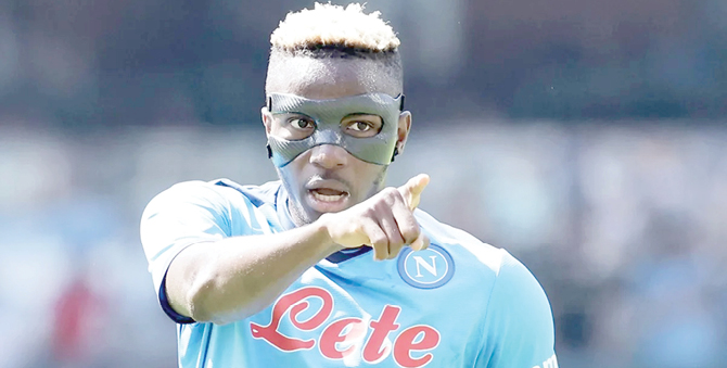 Napoli exclude osimhen from season squad - nigeria newspapers online