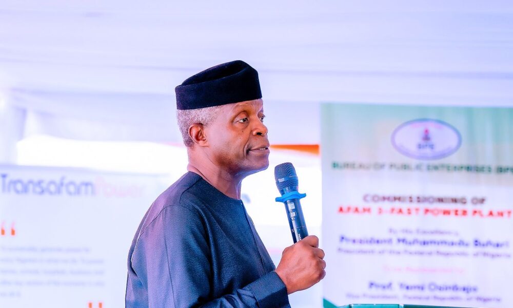 Osinbajo named chairman of momcaal advisory board - nigeria newspapers online