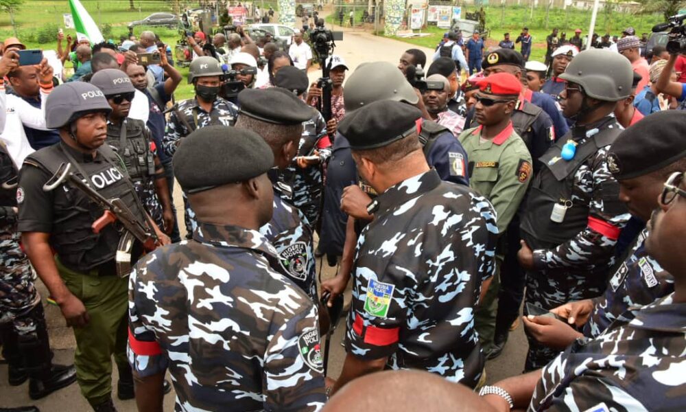 Dress in your media outfits fct police tells journalists covering #endbadgovernance protest - nigeria newspapers online