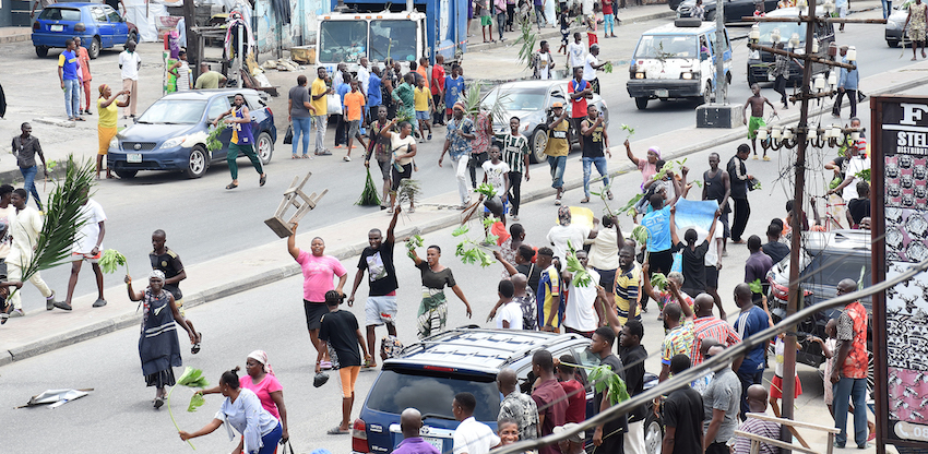 #endbadgovernance protest achieved nothing says aibom lone protester - nigeria newspapers online