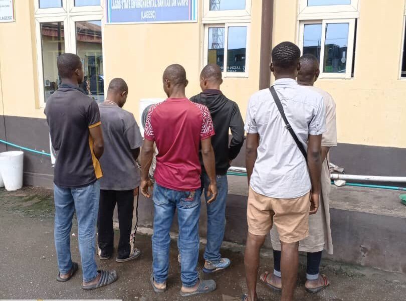 Six arrested for urinating on rail track in lagos - nigeria newspapers online