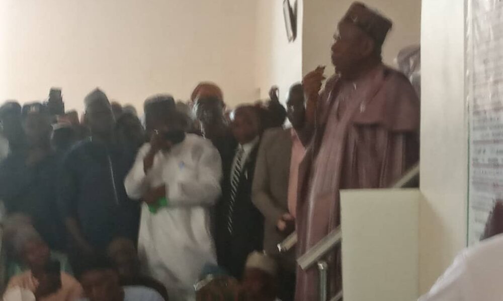 Photos kano agog as ganduje returns visits victims of accident - nigeria newspapers online