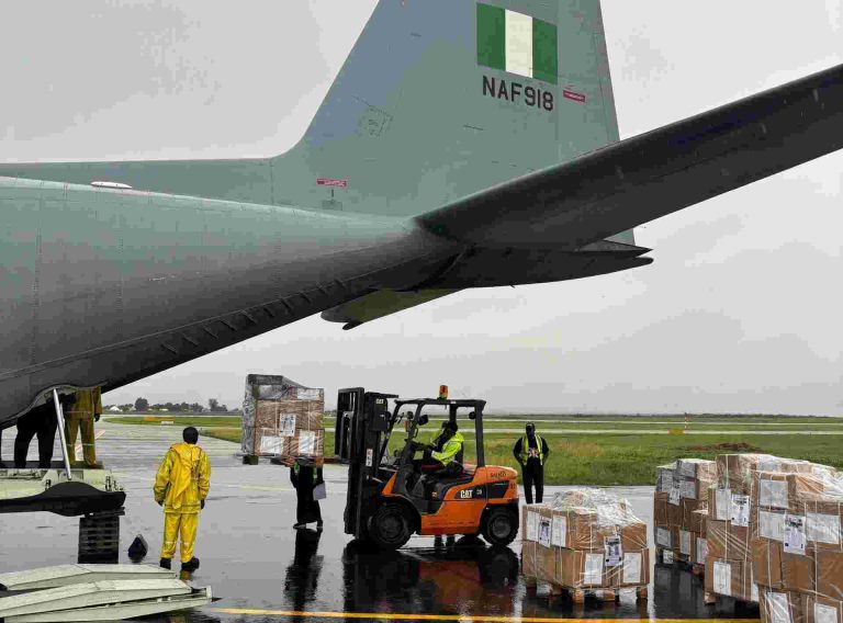 Naf begins to airlift inec materials - nigeria newspapers online