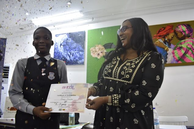 Otukoya wins lagostalks back to school art competition - nigeria newspapers online