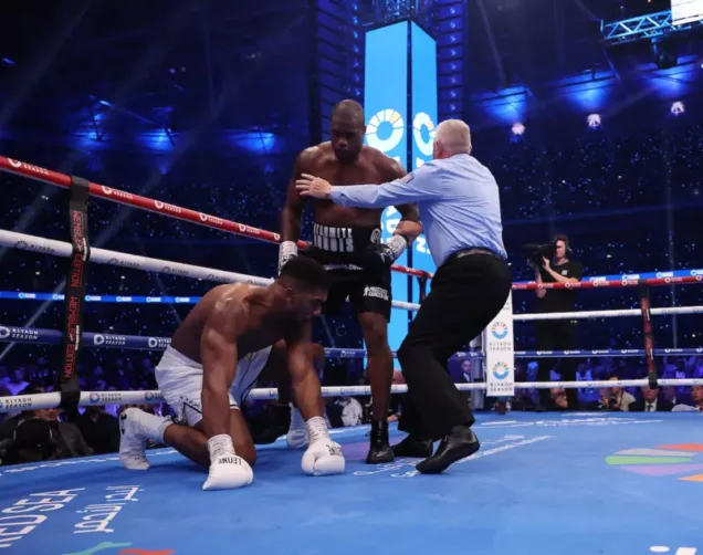 Dubois destroys joshuas title dream in shock five-round knockout at wembley - nigeria newspapers online