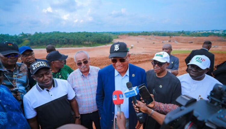 Gov Eno Commends Speed Of Progress At Arise Park – Independent Newspaper Nigeria