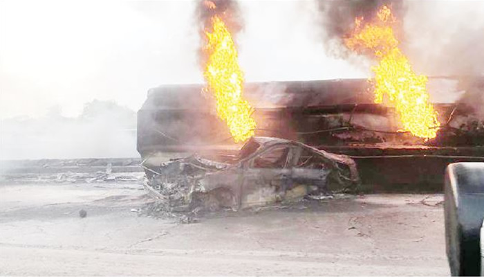 Tanker fire destroys shops homes in bayelsa punch newspapers - nigeria newspapers online