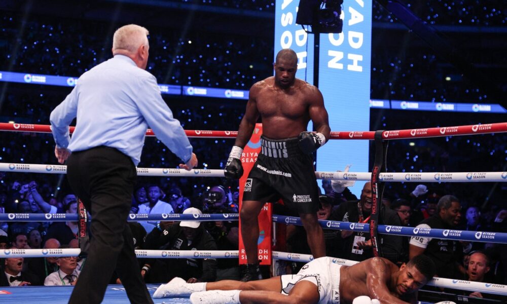 Breaking dubois knocks out joshua to retain ibf world heavyweight crown - nigeria newspapers online