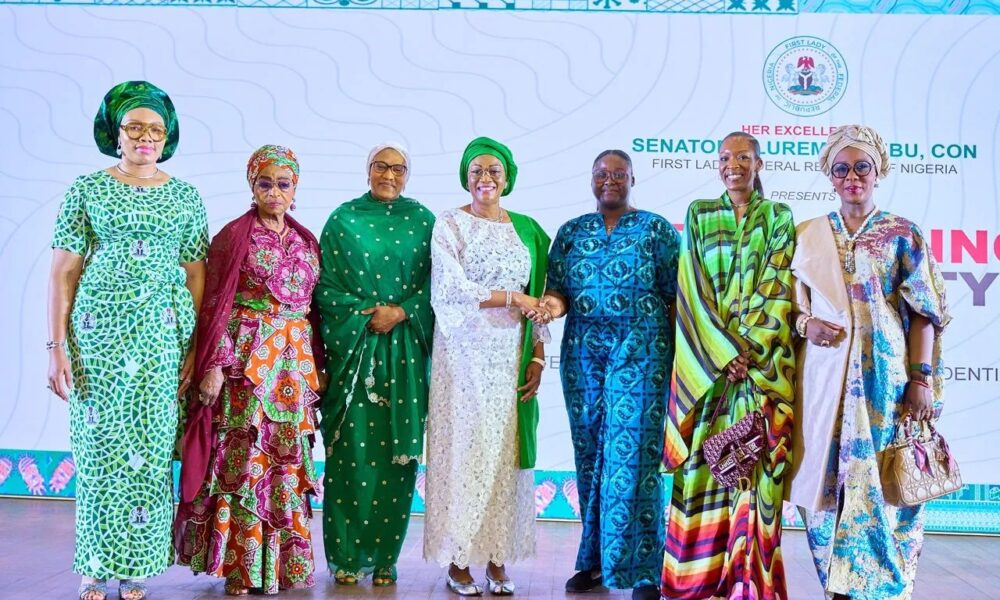 First lady unveils national unity fabric - nigeria newspapers online