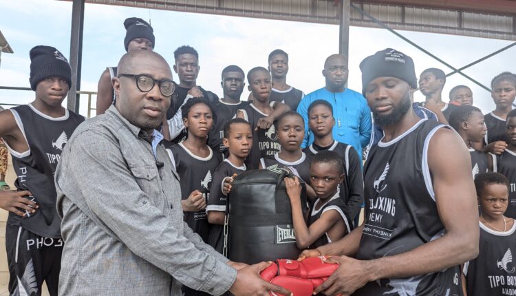 Flykite productions donates essential training kits to boxing academy independent newspaper nigeria - nigeria newspapers online