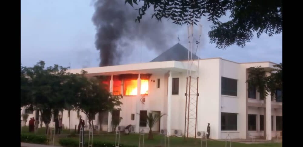 Fire outbreak at katsina government house - nigeria newspapers online