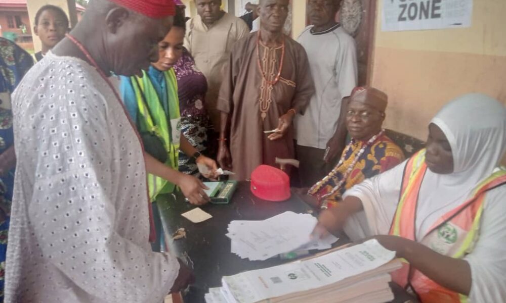 Voters defy rain to vote in edo governorship election - nigeria newspapers online