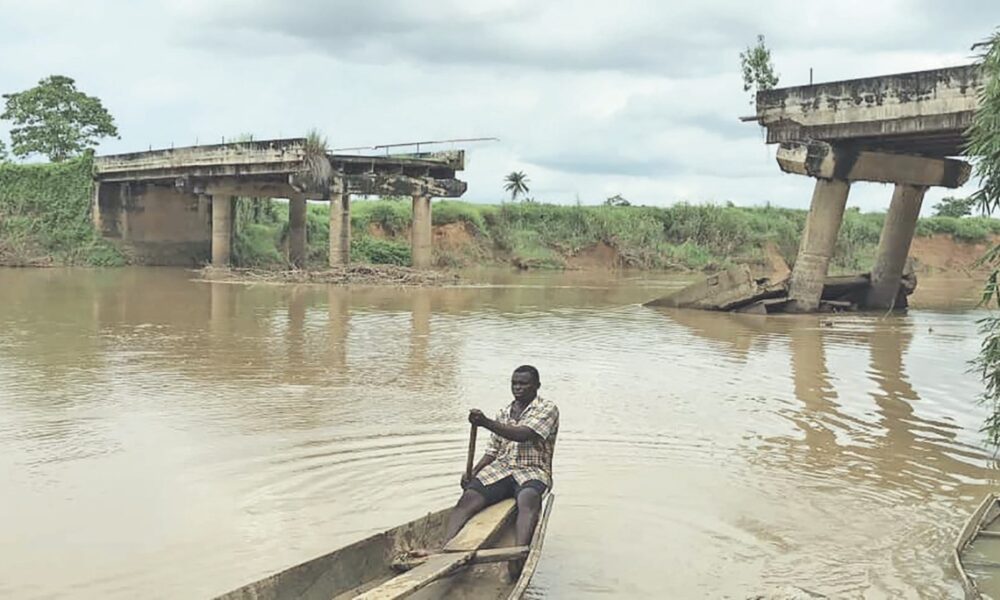 Bridge collapses in maiduguri after massive floods - nigeria newspapers online