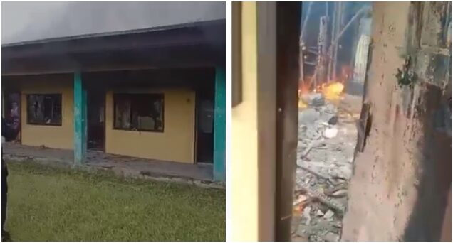 Explosion fire at rivers lga secretariat - nigeria newspapers online