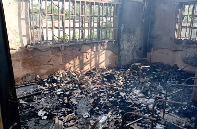 Lg polls hoodlums set akwa ibom electoral commission office ablaze - nigeria newspapers online