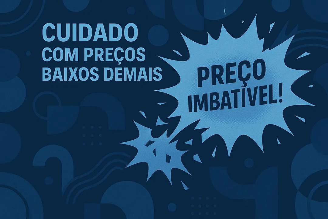 Cuidado com preços baixos demais