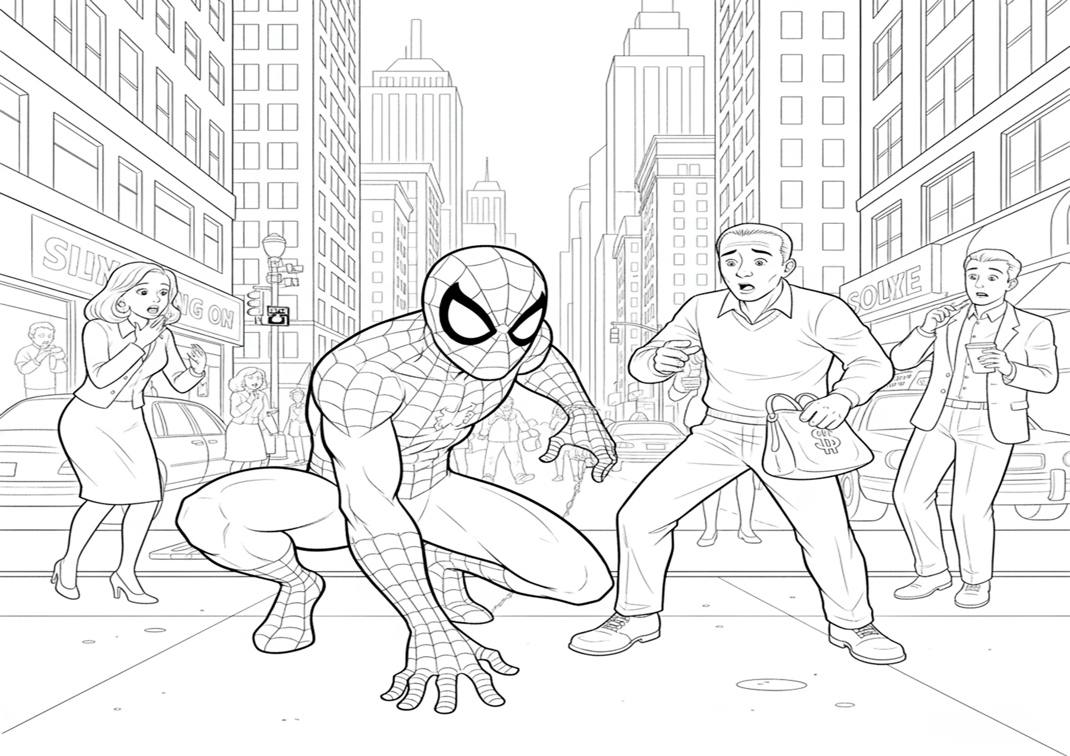 Homem-Aranha no Centro da Cidade