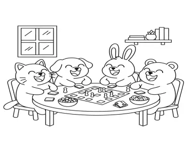 Noite de Jogos dos Bichinhos