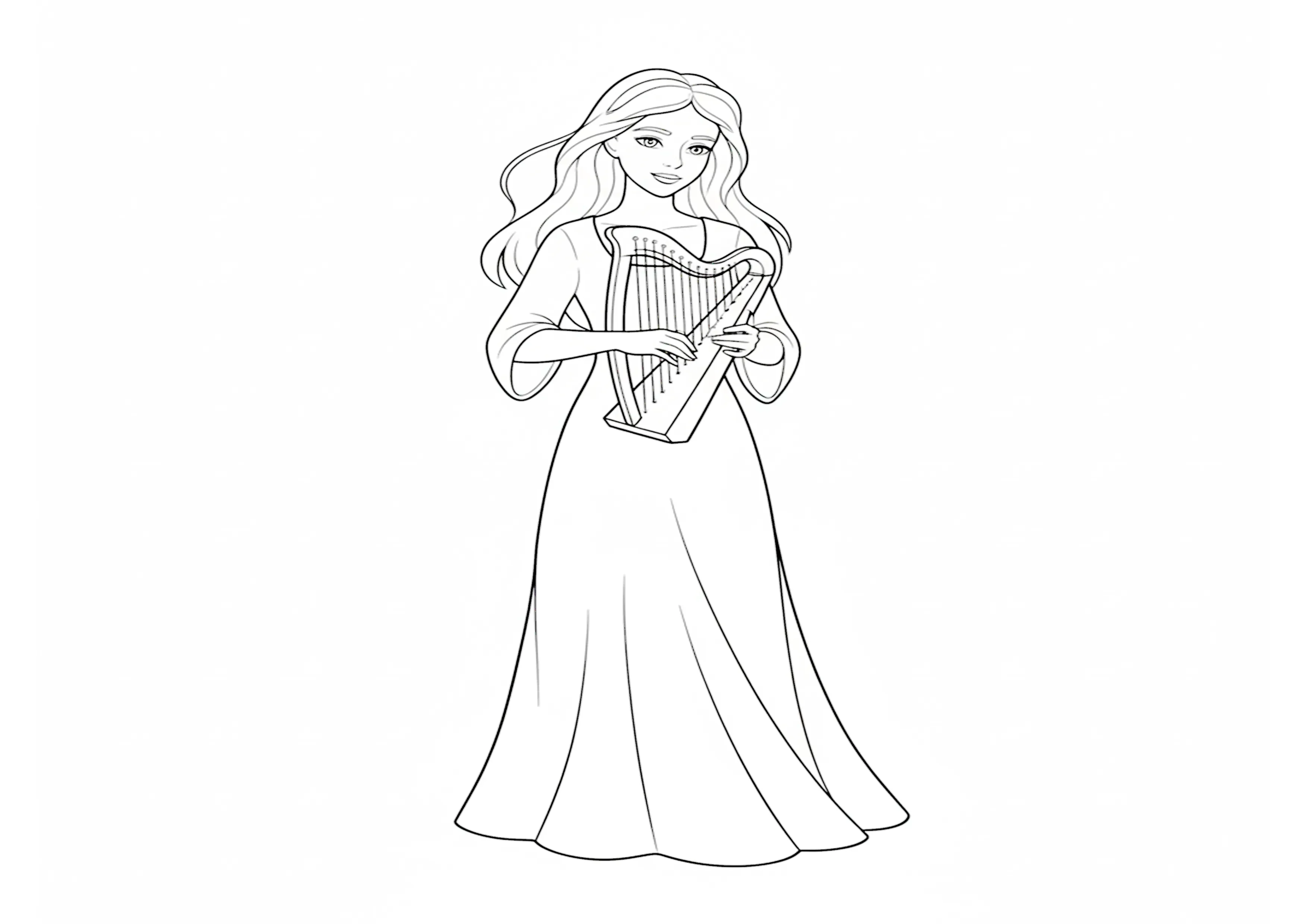 Princesa Ouvindo Música