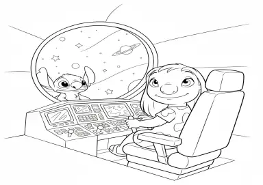 Lilo e Stitch em Nave Espacial