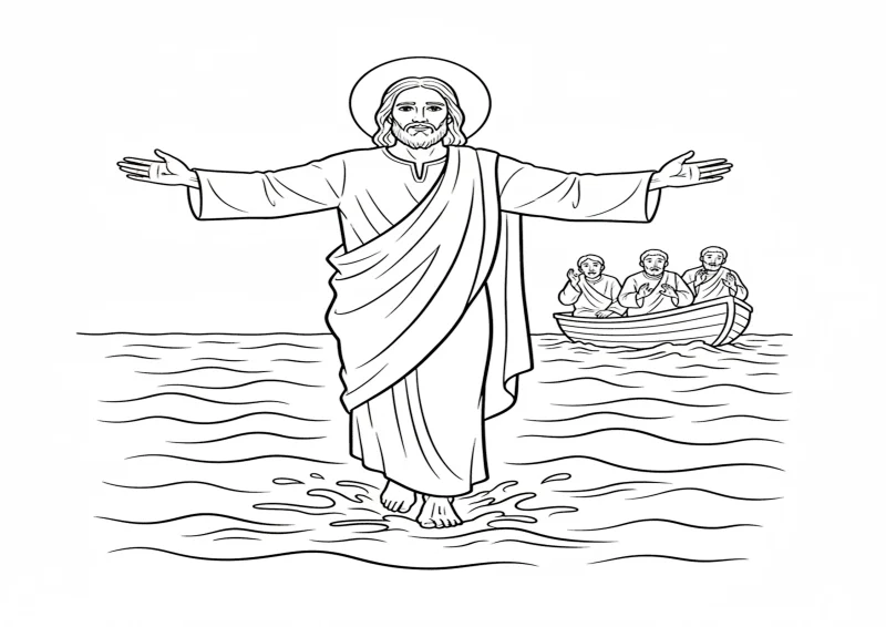 Jesus Caminhando sobre as Águas