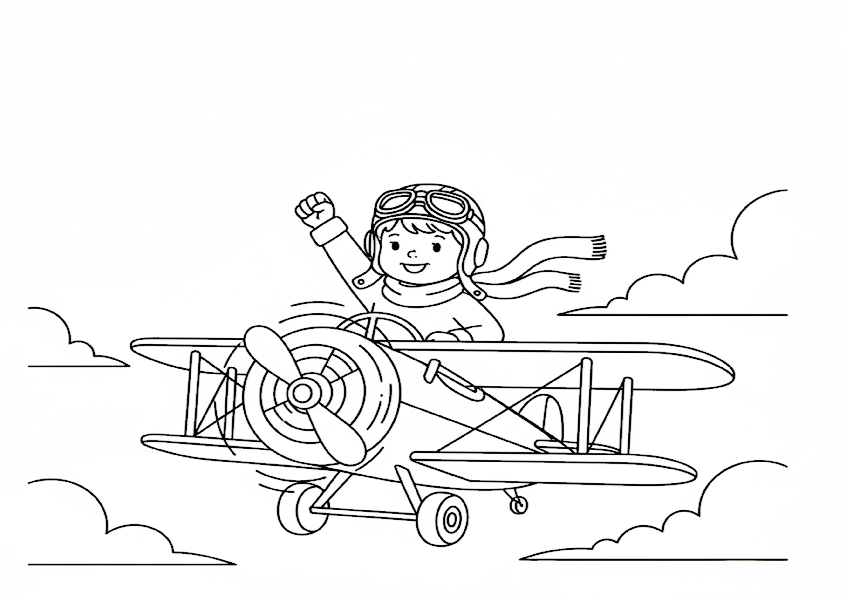 Pequeno Piloto de Avião