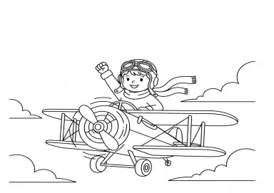 Pequeno Piloto de Avião