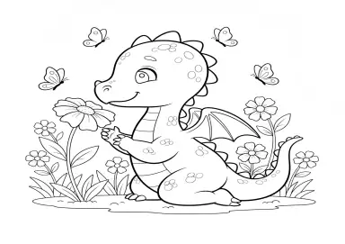 Dragão no Jardim