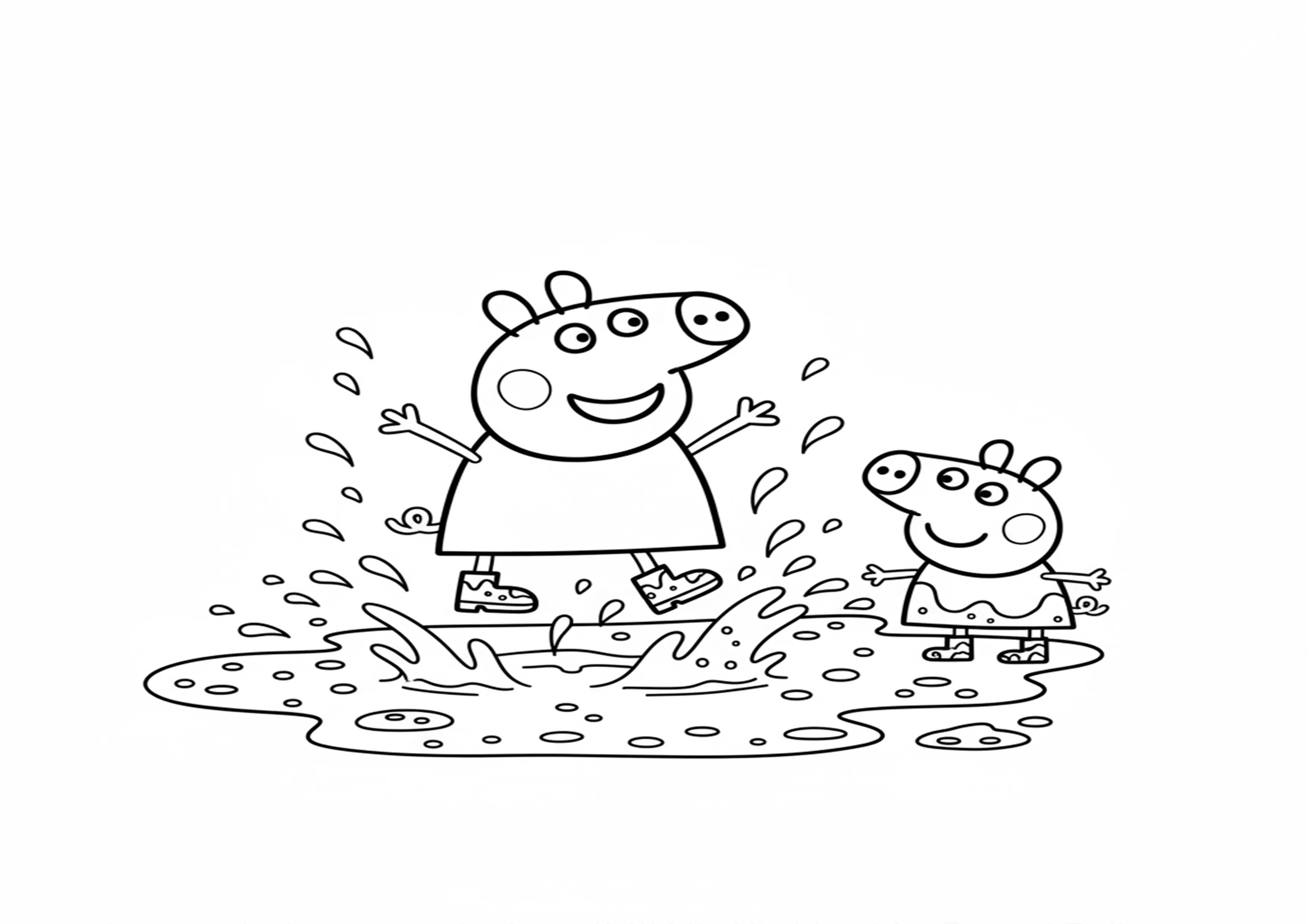 Peppa Brincando na Lama