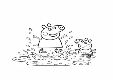 Peppa Brincando na Lama
