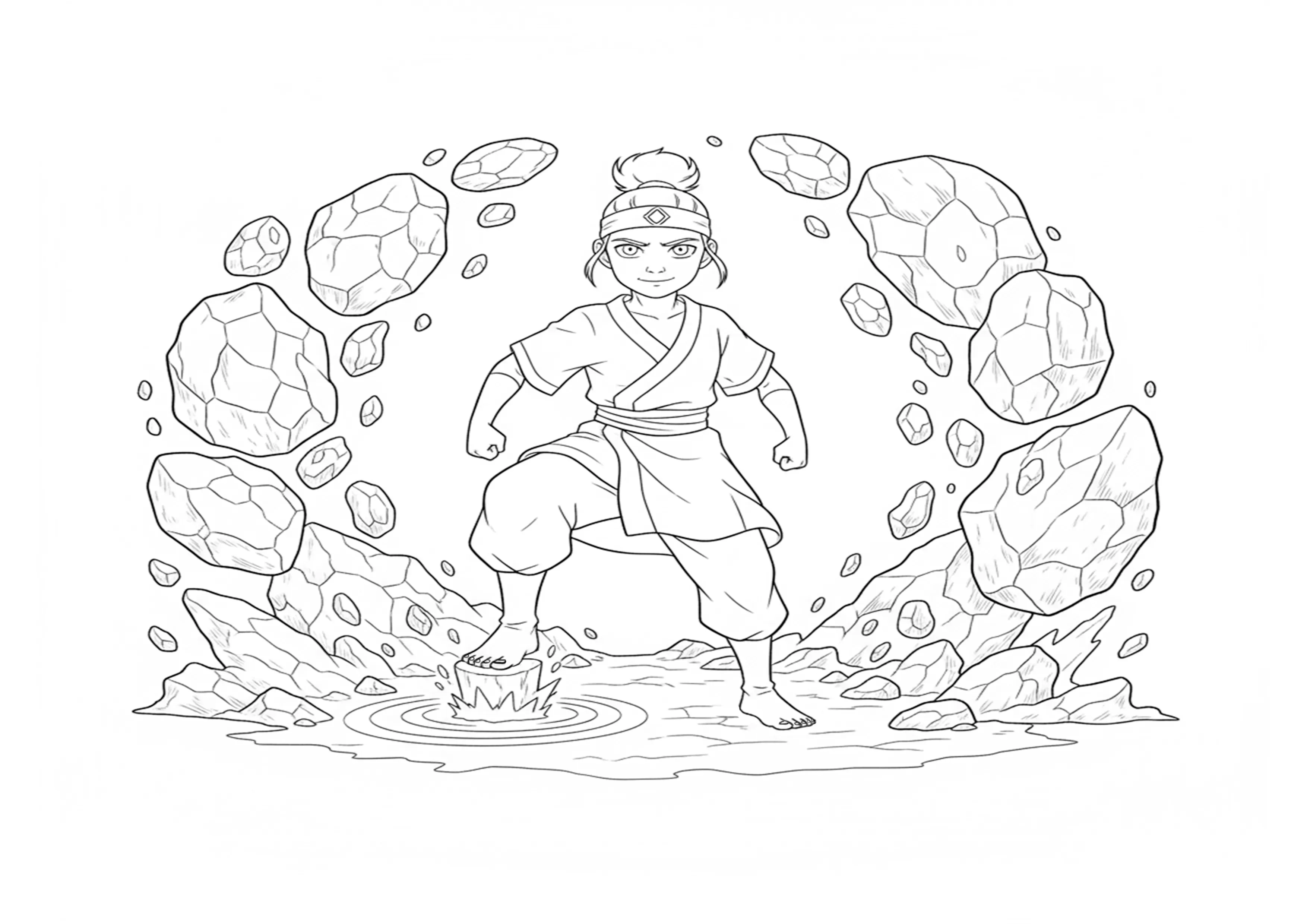 Toph Dobrando Terra