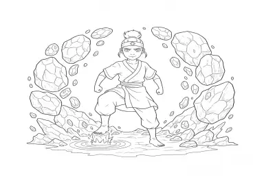 Toph Dobrando Terra