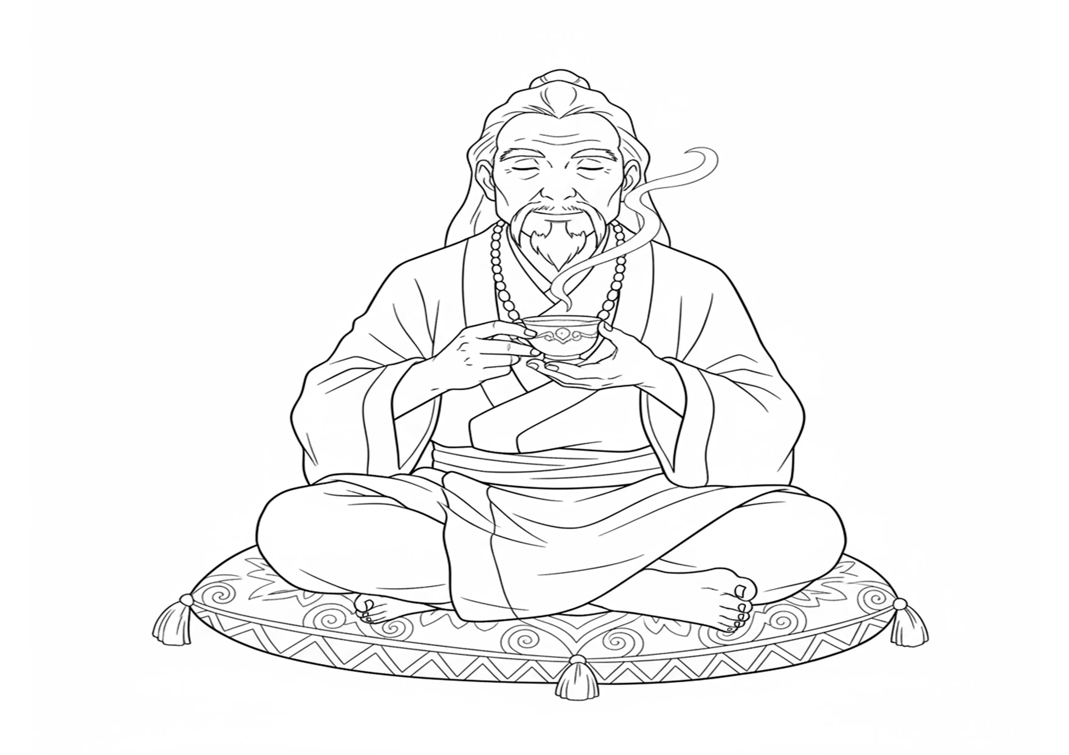 Iroh Tomando Chá