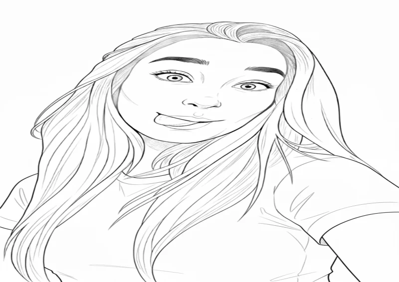 Emily Vick com Expressão Divertida