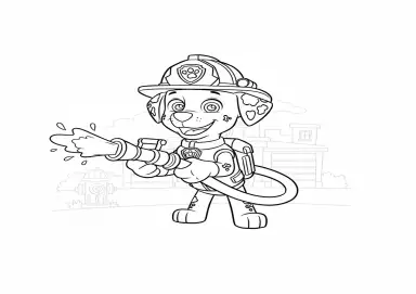 Marshall em Ação de Bombeiro