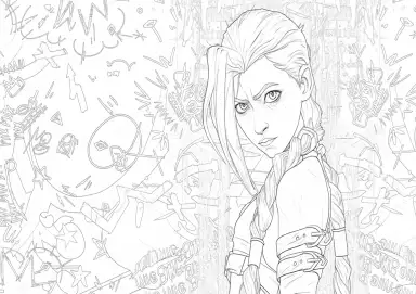 Vi Arcane Arte Para Colorir