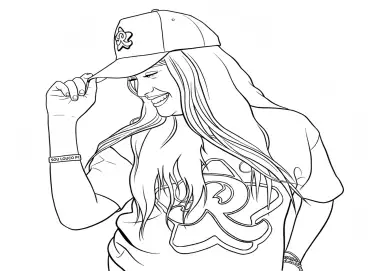 Emilly Vick Com Boné Sorrindo