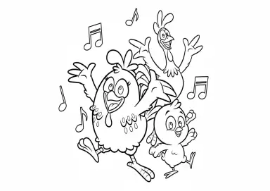 Galinha Pintadinha Dançando