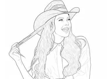 Ana Castela Sorridente Cowgirl