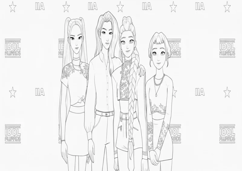 Desenho das Sunlight Sisters