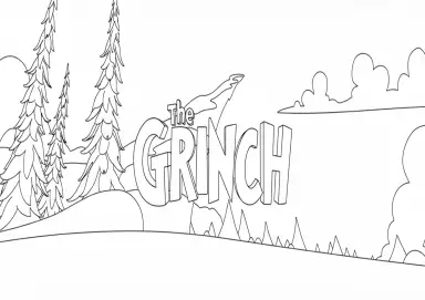 Logo do Grinch e Montanha Crumpit