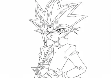 Yami Yugi com o Enigma do Milênio