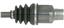 CV Axle Shaft A1 60-8087