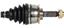 2002 Isuzu Rodeo Sport CV Axle Shaft A1 66-1370S