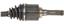 CV Axle Shaft A1 66-2158