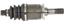 2013 Jeep Patriot CV Axle Shaft A1 66-3599