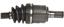 CV Axle Shaft A1 66-3721