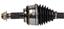 CV Axle Shaft A1 66-5252HD